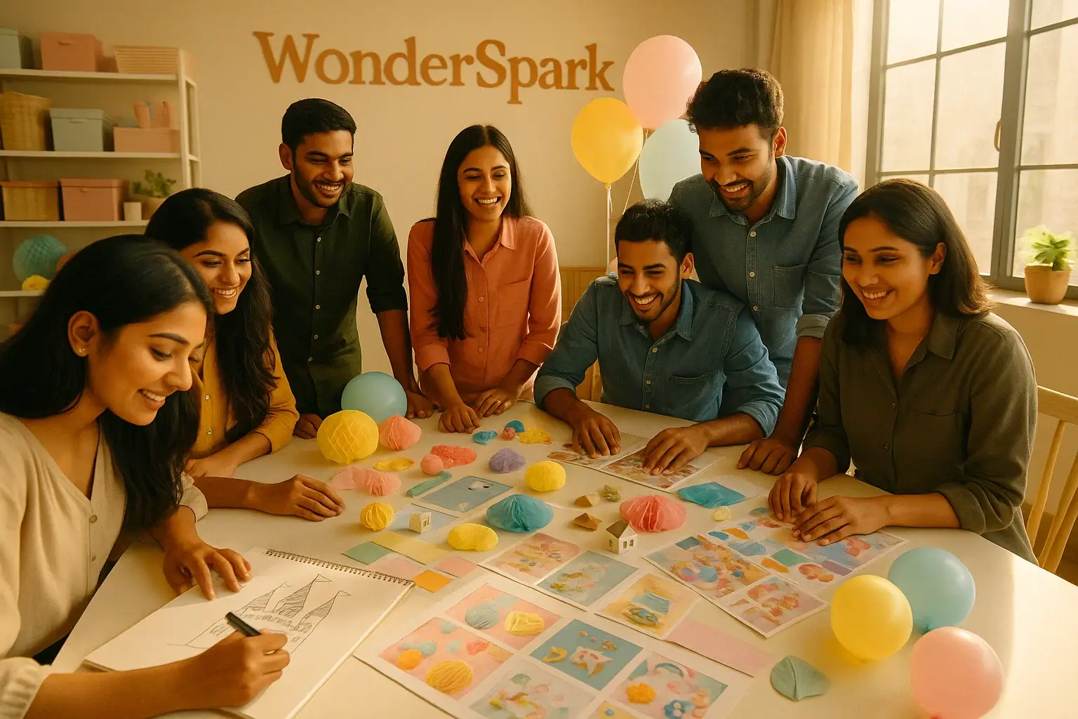 WonderSpark team creating magic